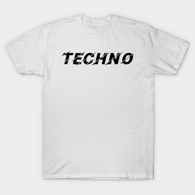 Techno T-Shirt by HBfunshirts